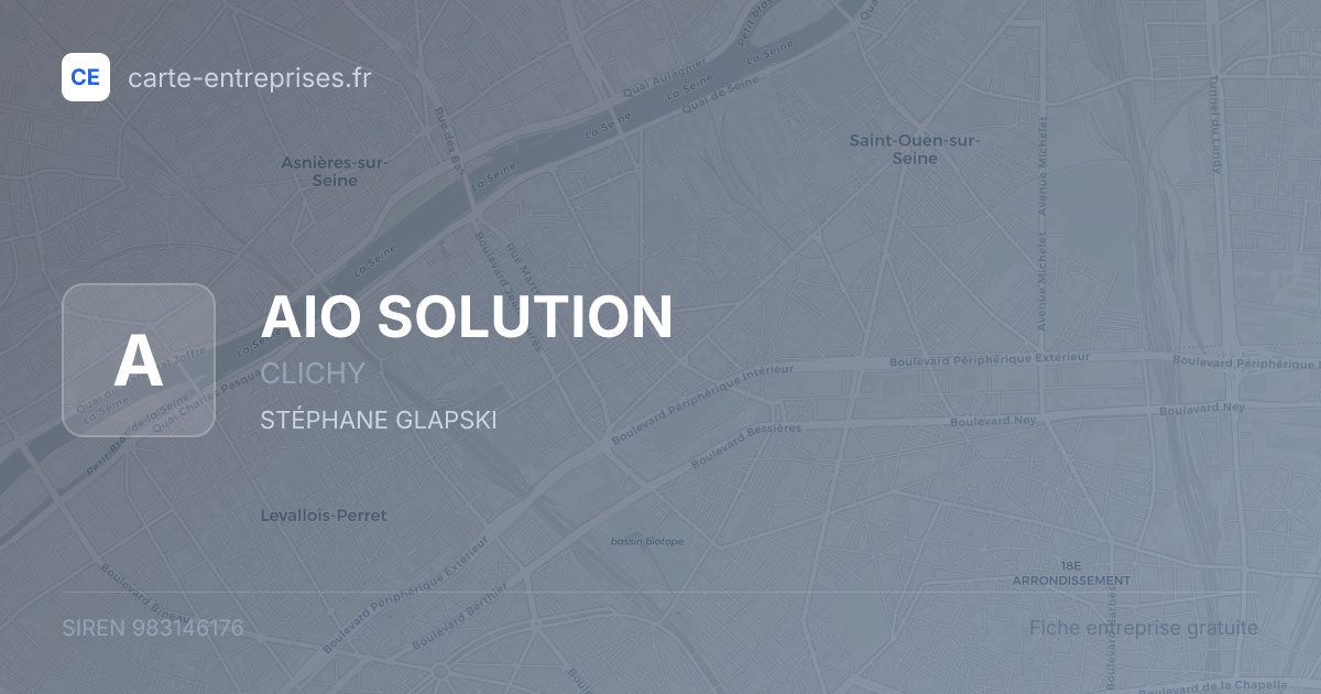 AIO SOLUTION — 983146176 — fiche entreprise