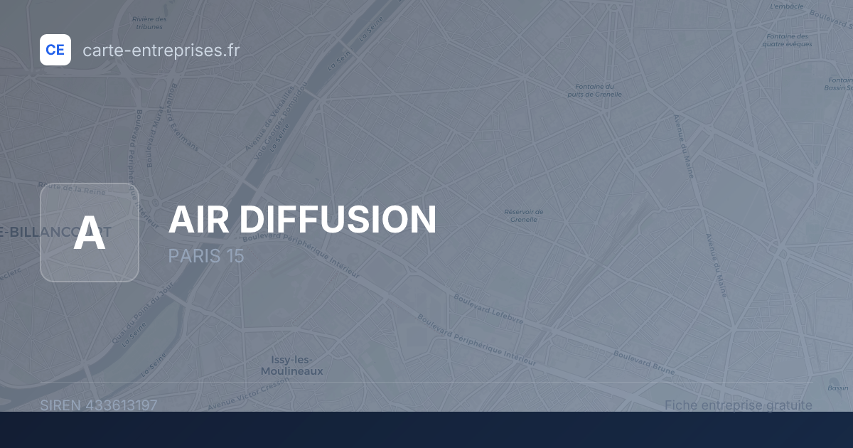 AIR DIFFUSION — 433613197 — fiche entreprise