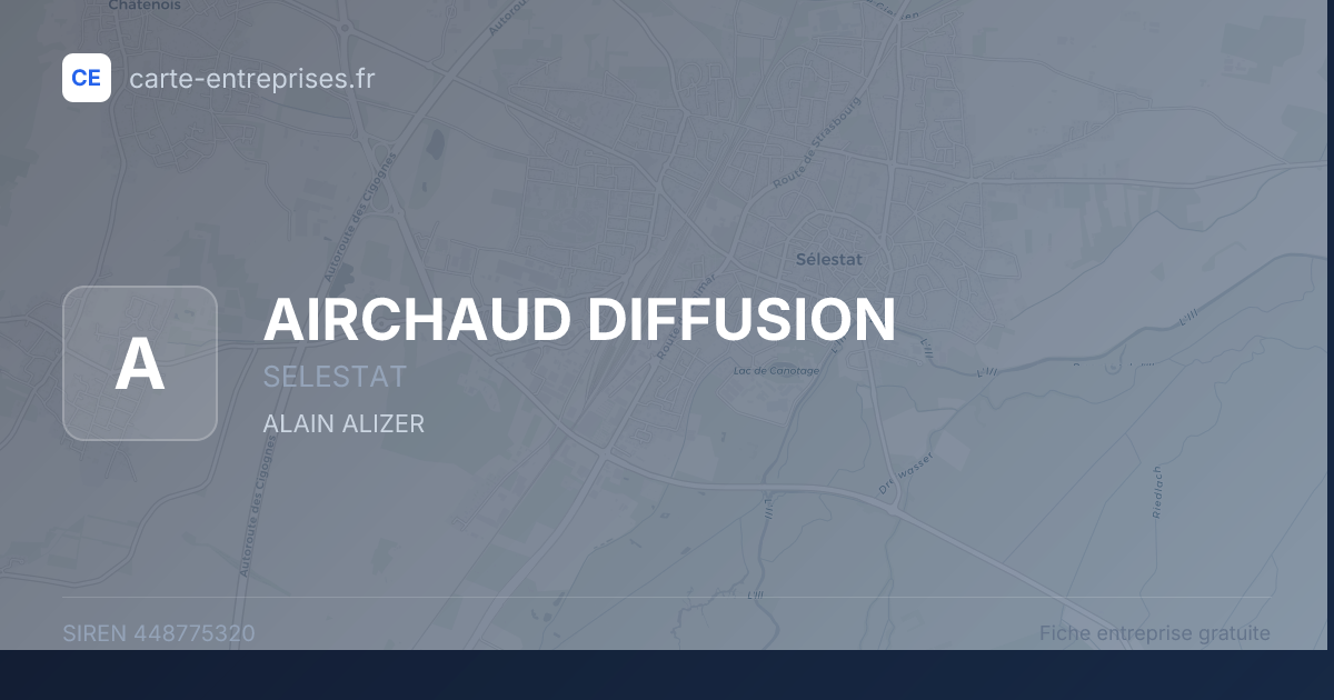 AIRCHAUD DIFFUSION — 448775320 — fiche entreprise