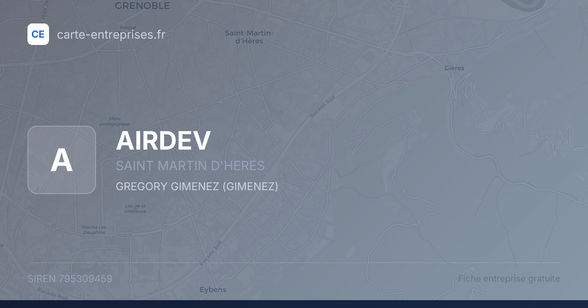 AIRDEV — 795309459 — fiche entreprise