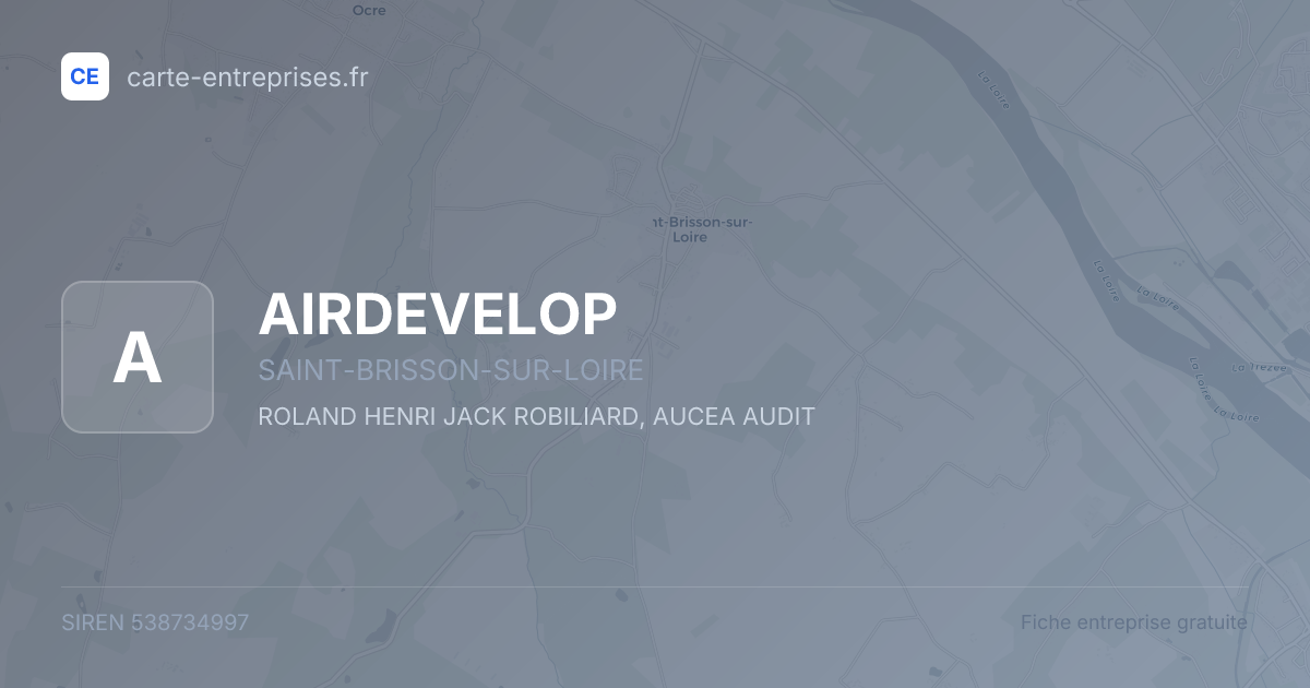 AIRDEVELOP — 538734997 — fiche entreprise