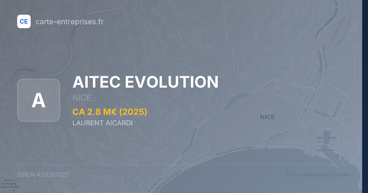 AITEC EVOLUTION — 450351325 — fiche entreprise
