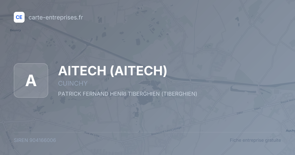 AITECH — 904166006 — fiche entreprise