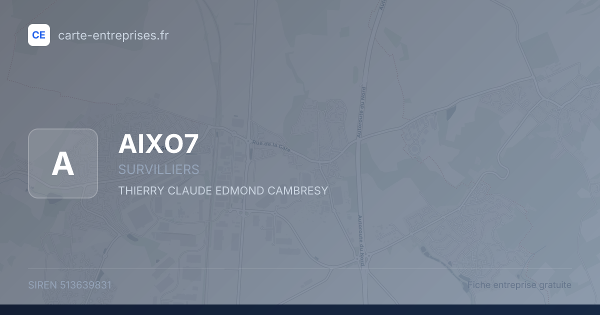 AIXO7 — 513639831 — fiche entreprise