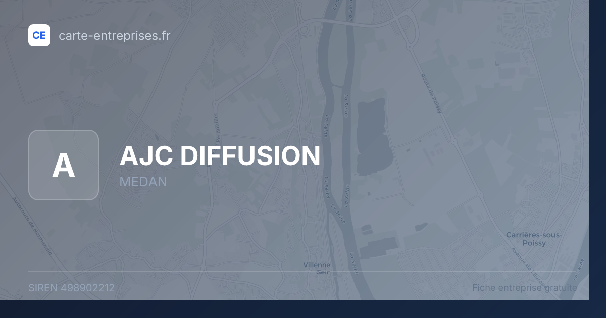 AJC DIFFUSION — 498902212 — fiche entreprise