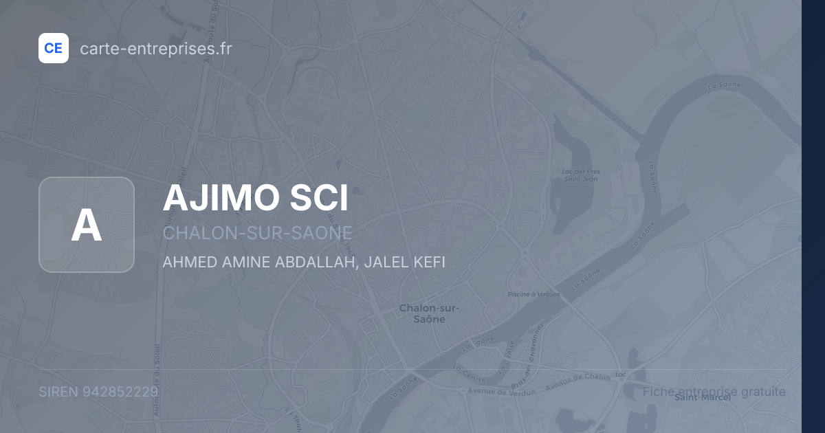 AJIMO SCI — 942852229 — fiche entreprise
