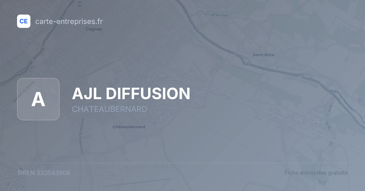AJL DIFFUSION — 333543908 — fiche entreprise