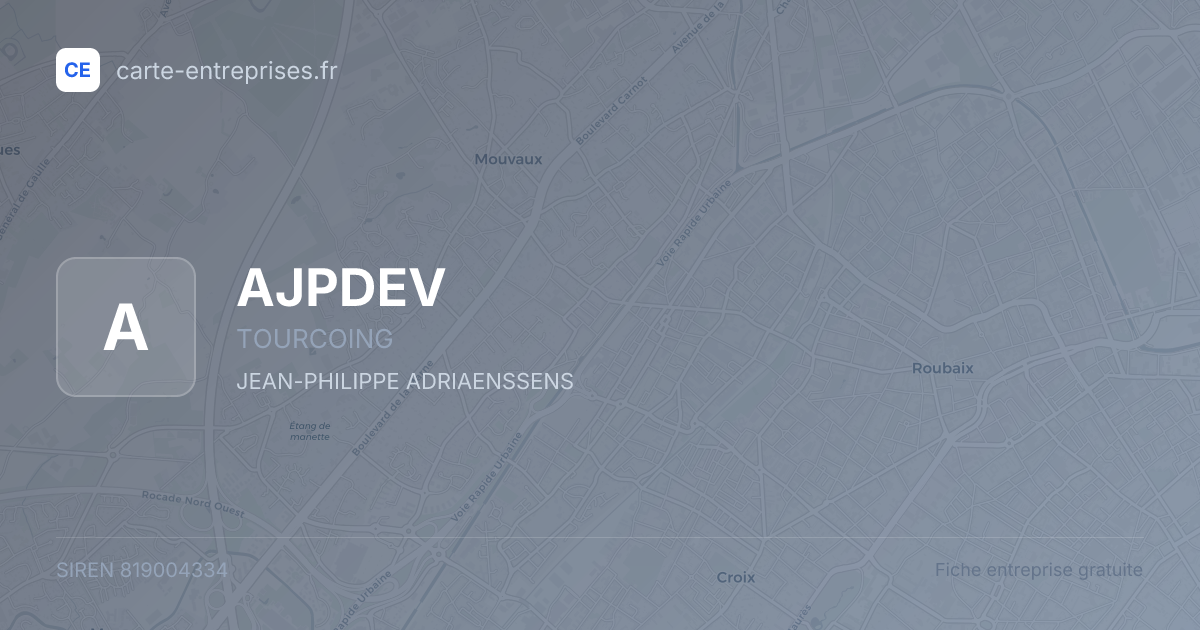 AJPDEV — 819004334 — fiche entreprise