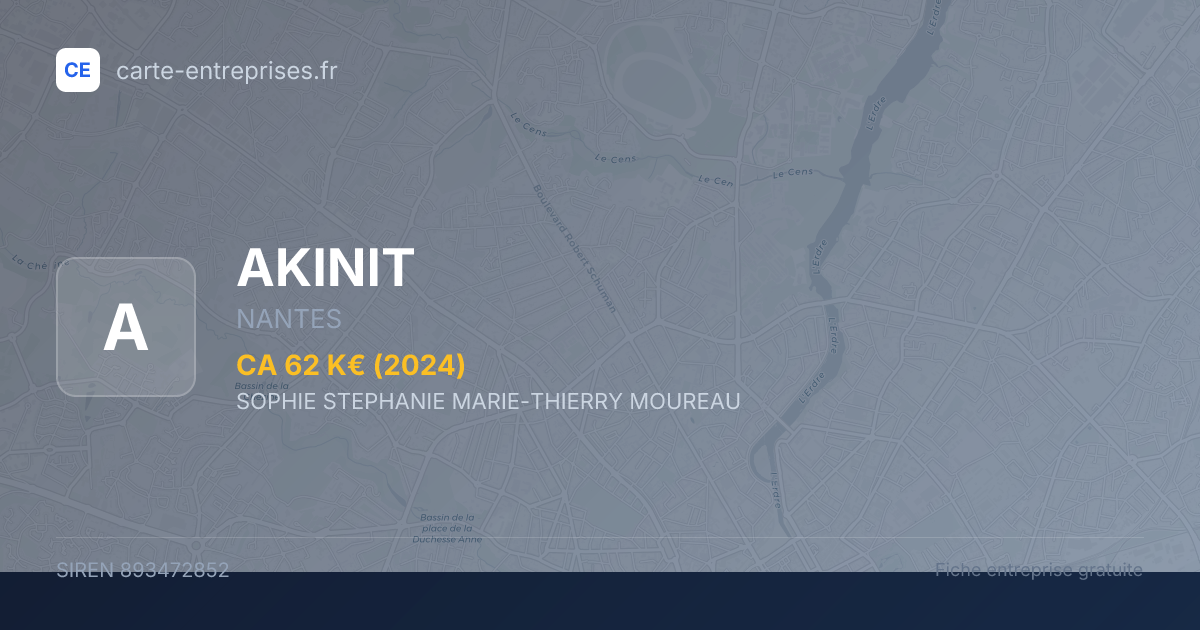 AKINIT — 893472852 — fiche entreprise