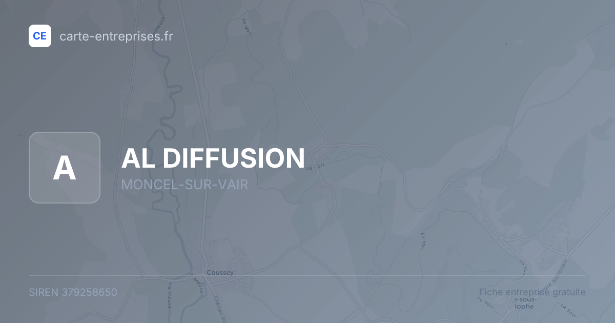 AL DIFFUSION — 379258650 — fiche entreprise