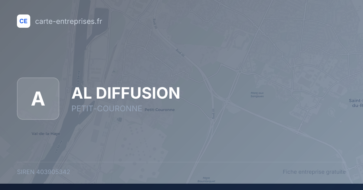 AL DIFFUSION — 403905342 — fiche entreprise