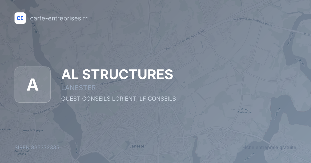 AL STRUCTURES — 835372335 — fiche entreprise