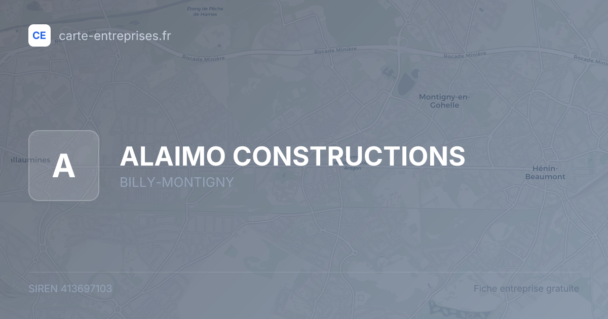 ALAIMO CONSTRUCTIONS — 413697103 — fiche entreprise