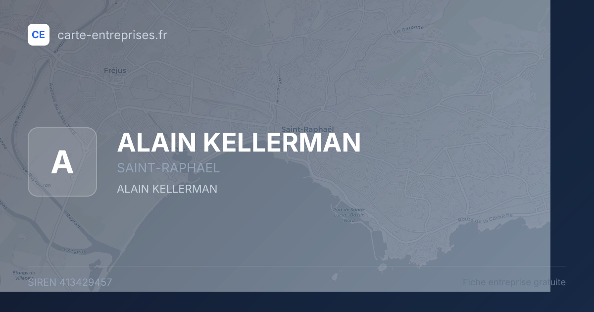 ALAIN KELLERMAN — 413429457 — fiche entreprise