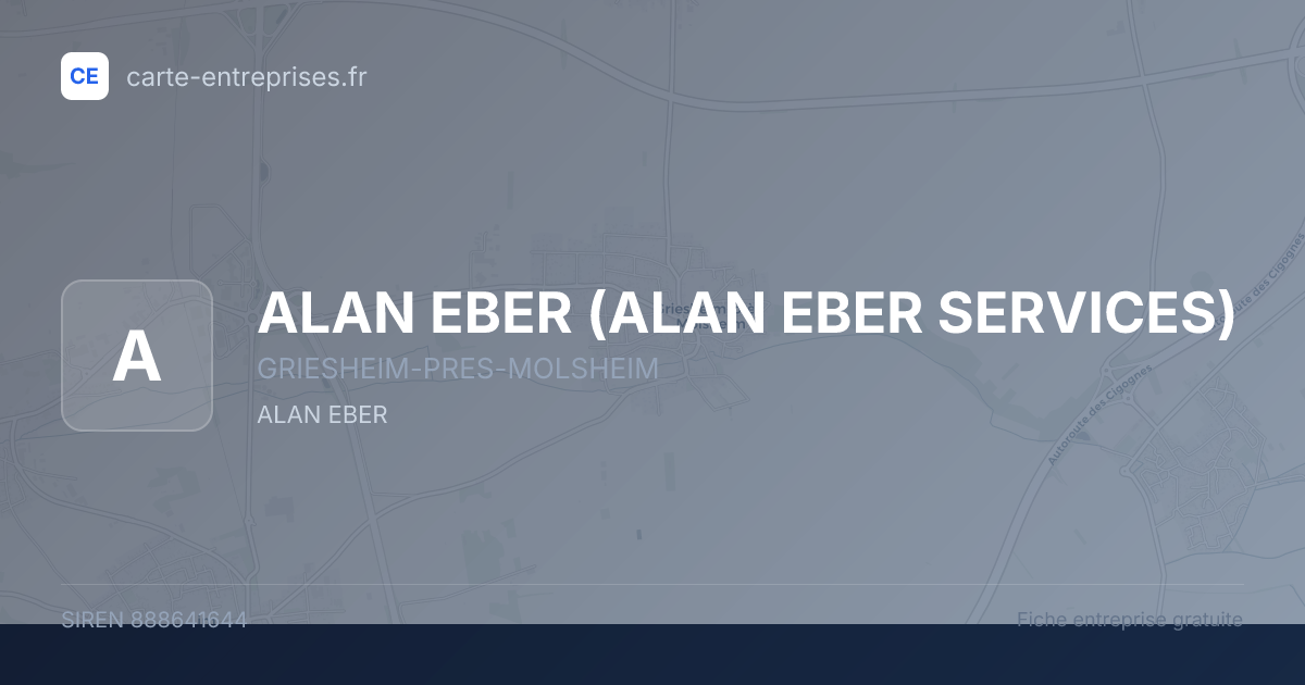ALAN EBER (ALAN EBER SERVICES) — 888641644 — fiche entreprise