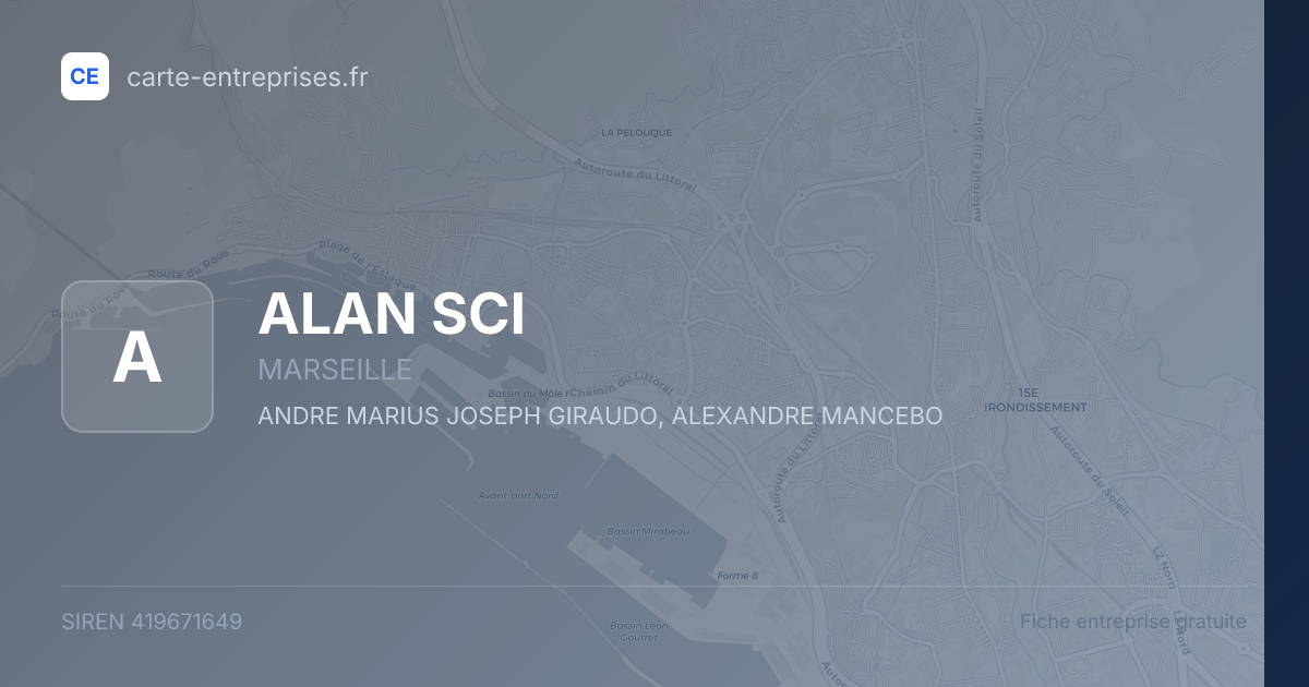 ALAN SCI — 419671649 — fiche entreprise