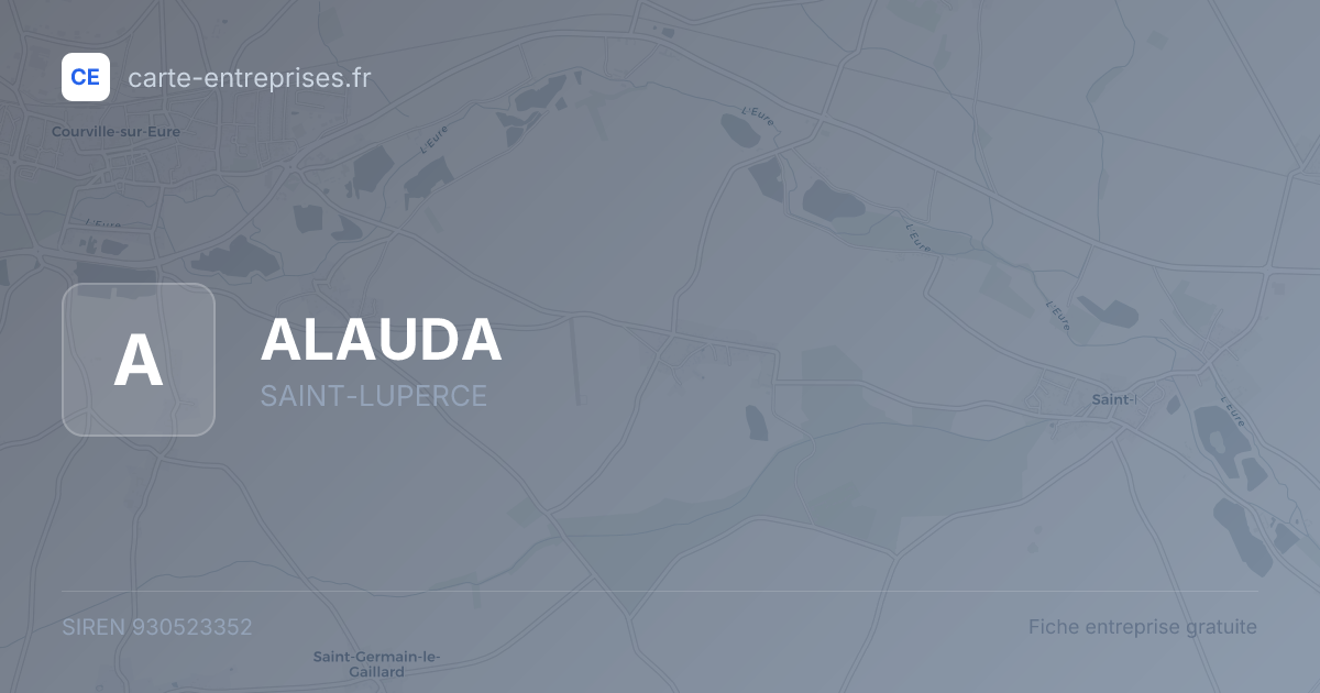 ALAUDA — 930523352 — fiche entreprise