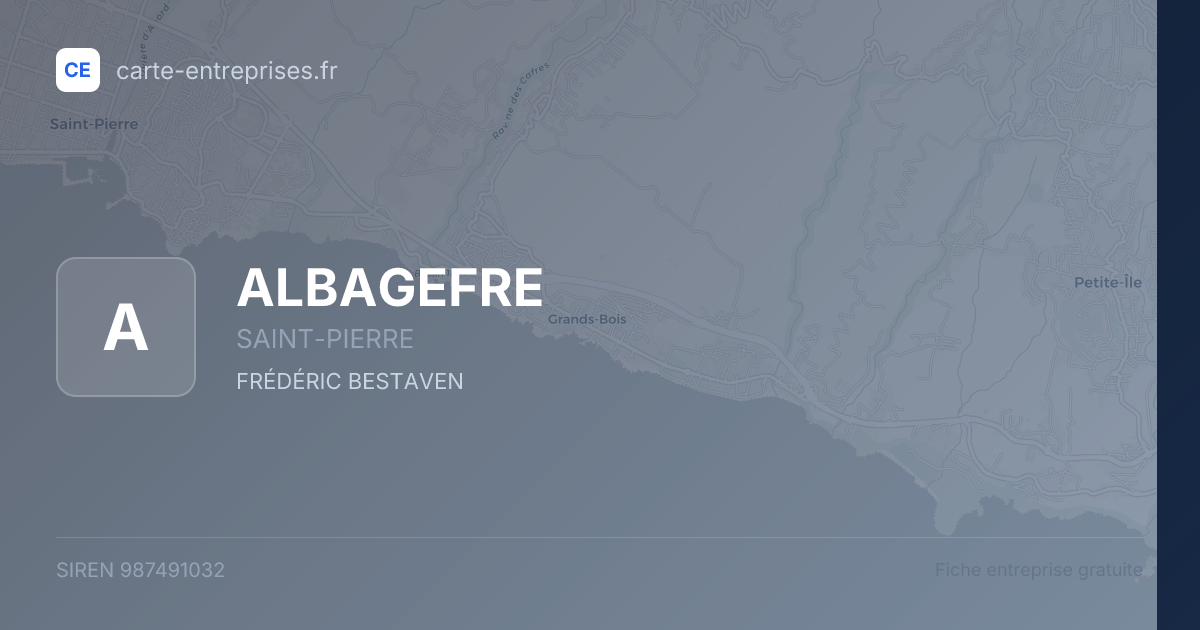 ALBAGEFRE — 987491032 — fiche entreprise