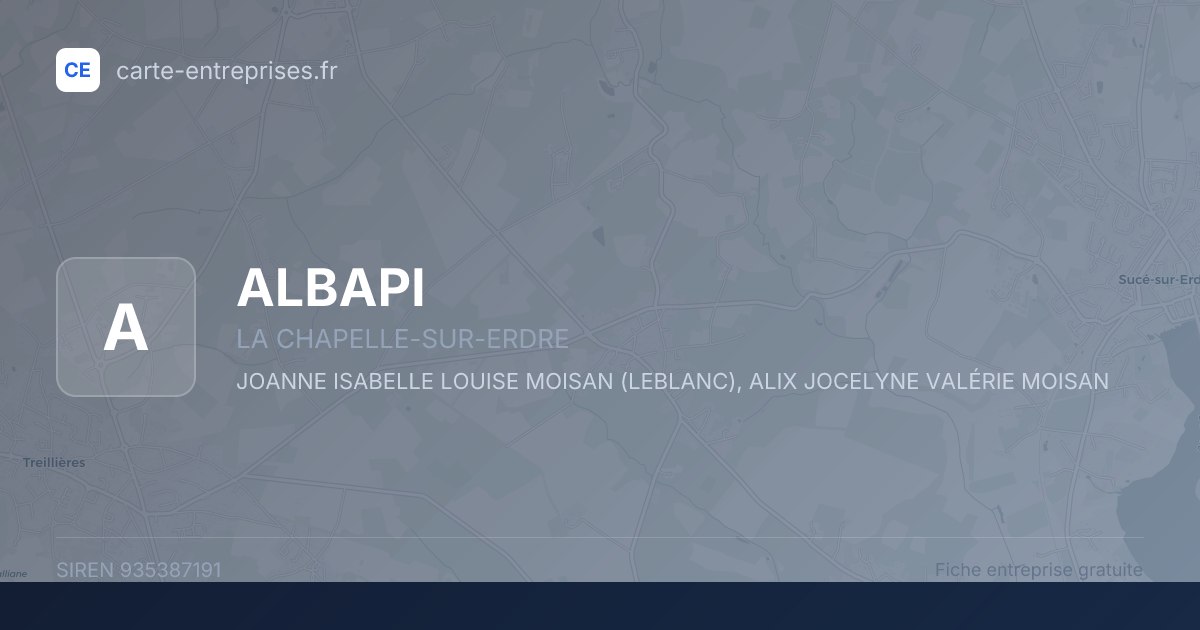 ALBAPI — 935387191 — fiche entreprise