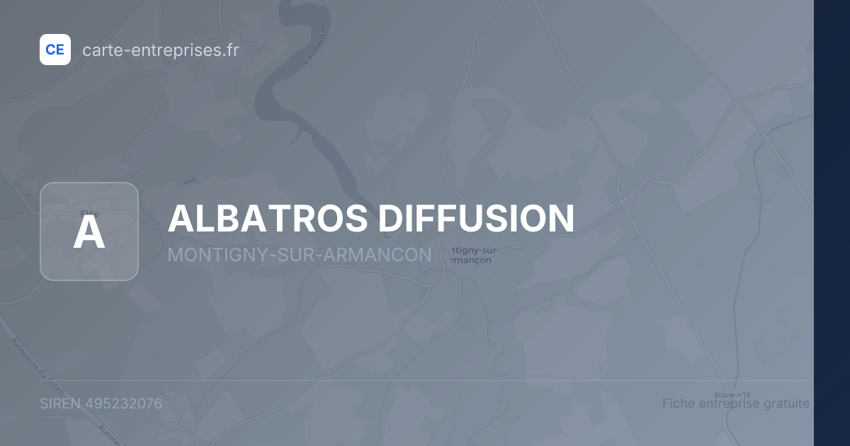 ALBATROS DIFFUSION — 495232076 — fiche entreprise