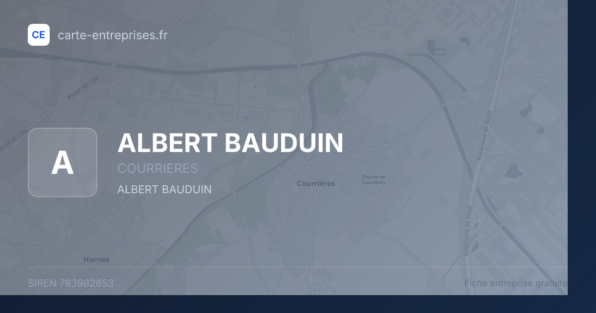 ALBERT BAUDUIN — 783982853 — fiche entreprise
