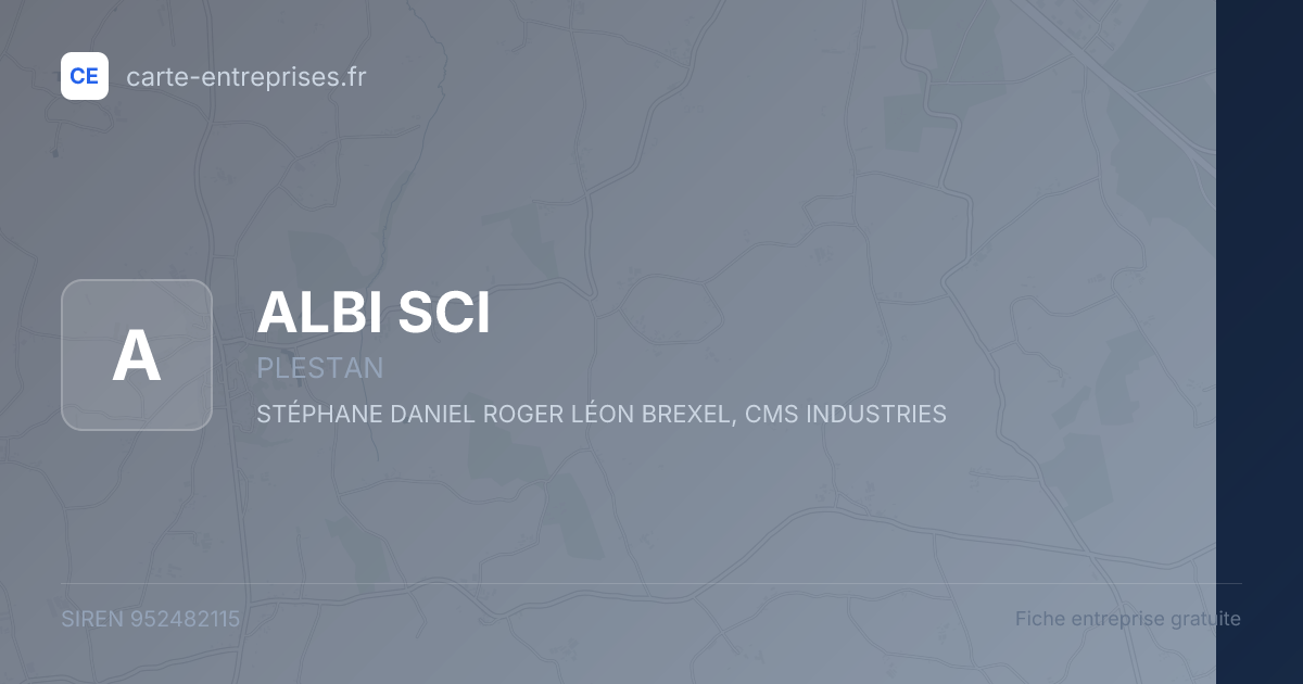 ALBI SCI — 952482115 — fiche entreprise
