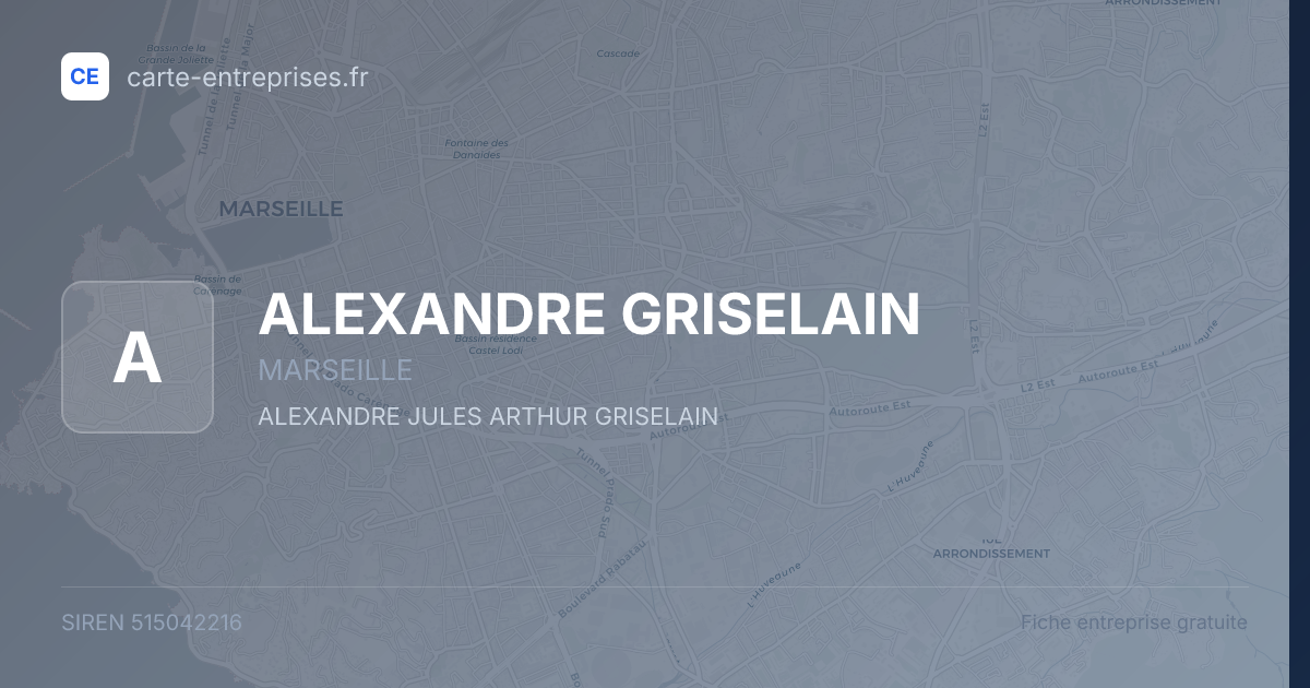 ALEXANDRE GRISELAIN — 515042216 — fiche entreprise