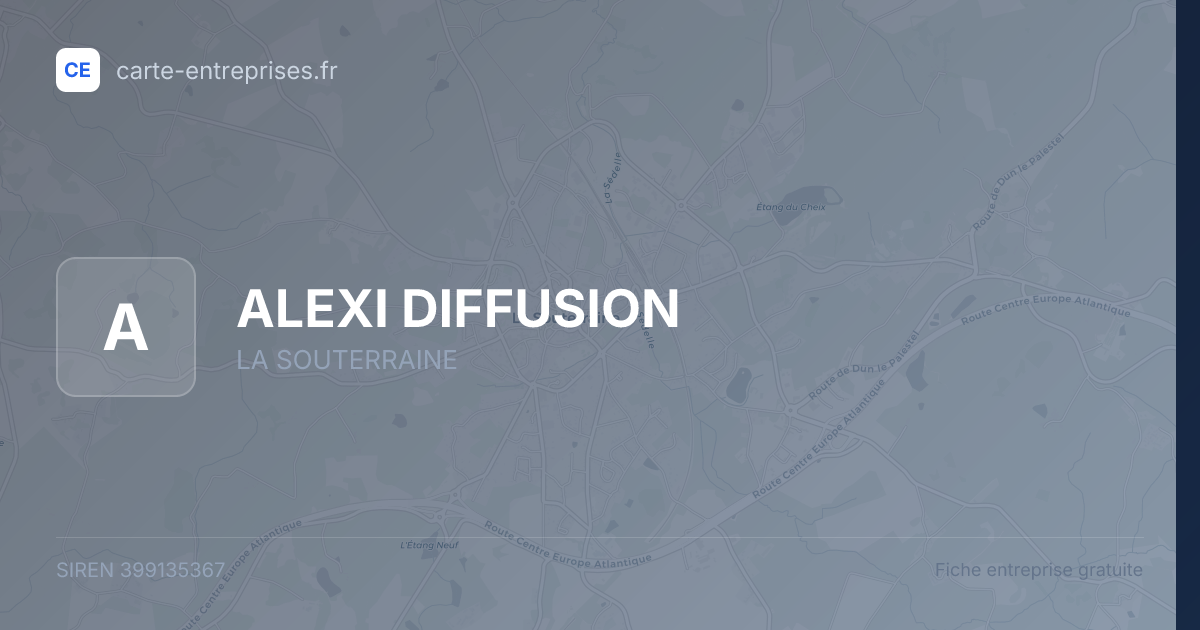 ALEXI DIFFUSION — 399135367 — fiche entreprise