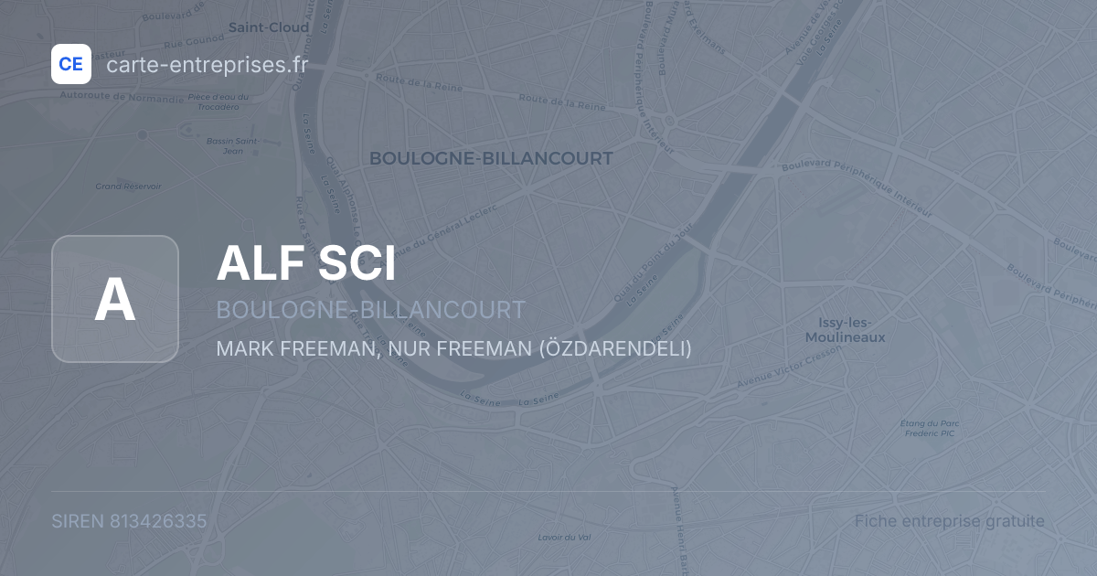 ALF SCI — 813426335 — fiche entreprise