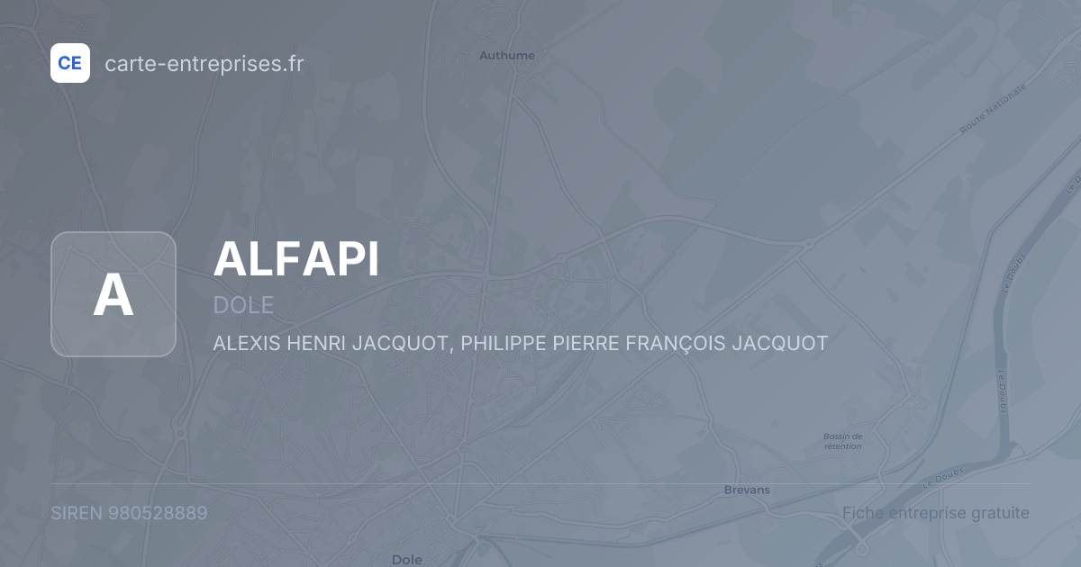 ALFAPI — 980528889 — fiche entreprise
