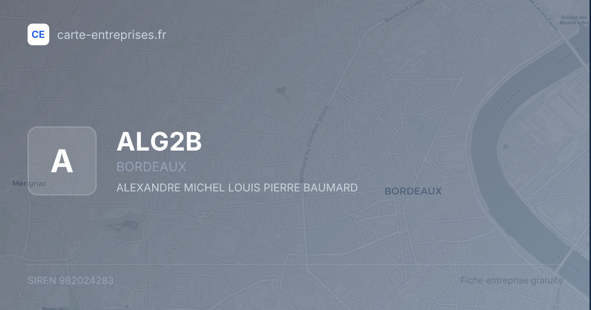 ALG2B — 982024283 — fiche entreprise