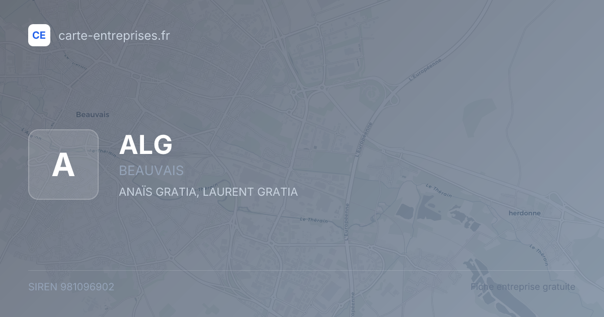 ALG — 981096902 — fiche entreprise