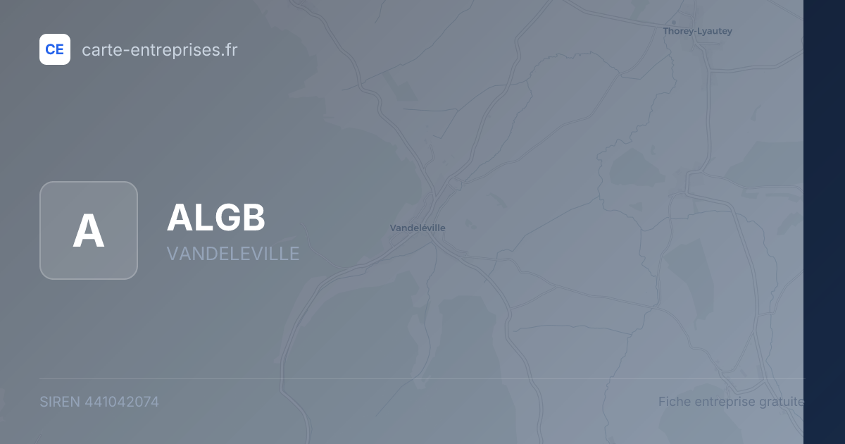 ALGB — 441042074 — fiche entreprise