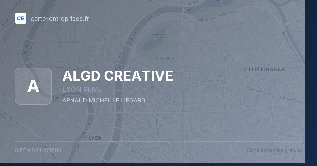 ALGD CREATIVE — 844264580 — fiche entreprise