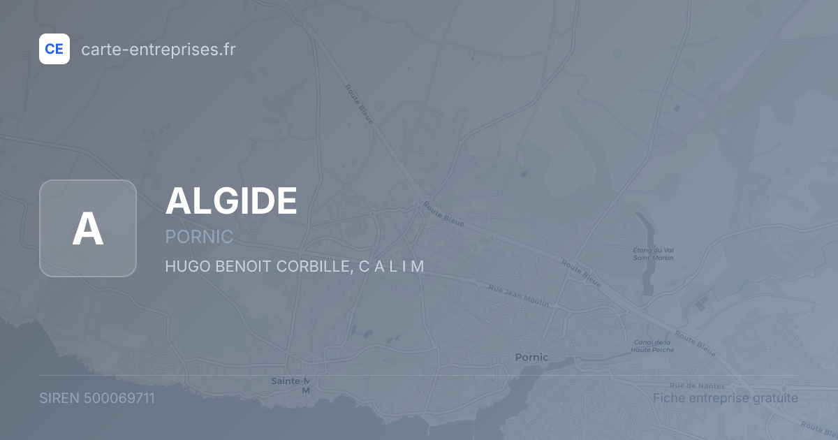 ALGIDE — 500069711 — fiche entreprise