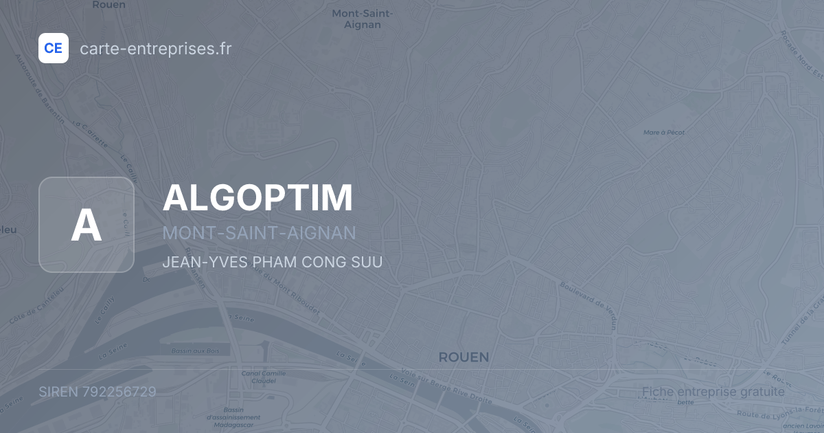 ALGOPTIM — 792256729 — fiche entreprise