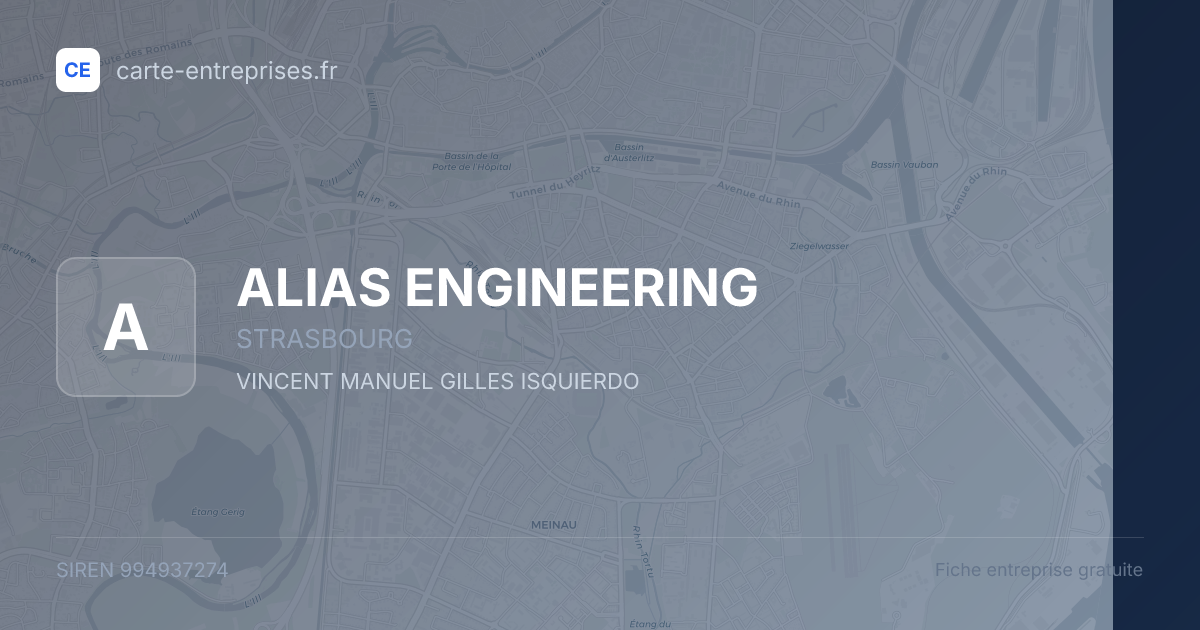 ALIAS ENGINEERING — 994937274 — fiche entreprise