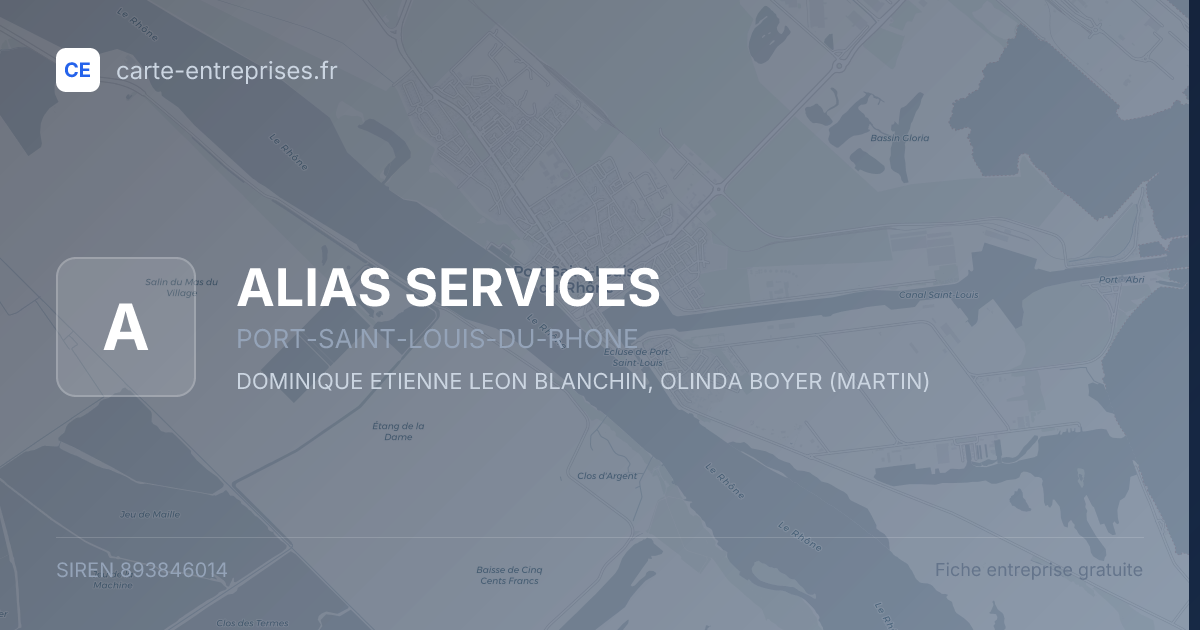 ALIAS SERVICES — 893846014 — fiche entreprise