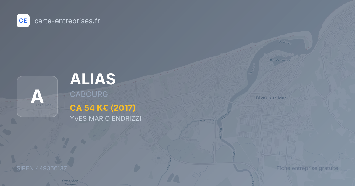 ALIAS — 449356187 — fiche entreprise