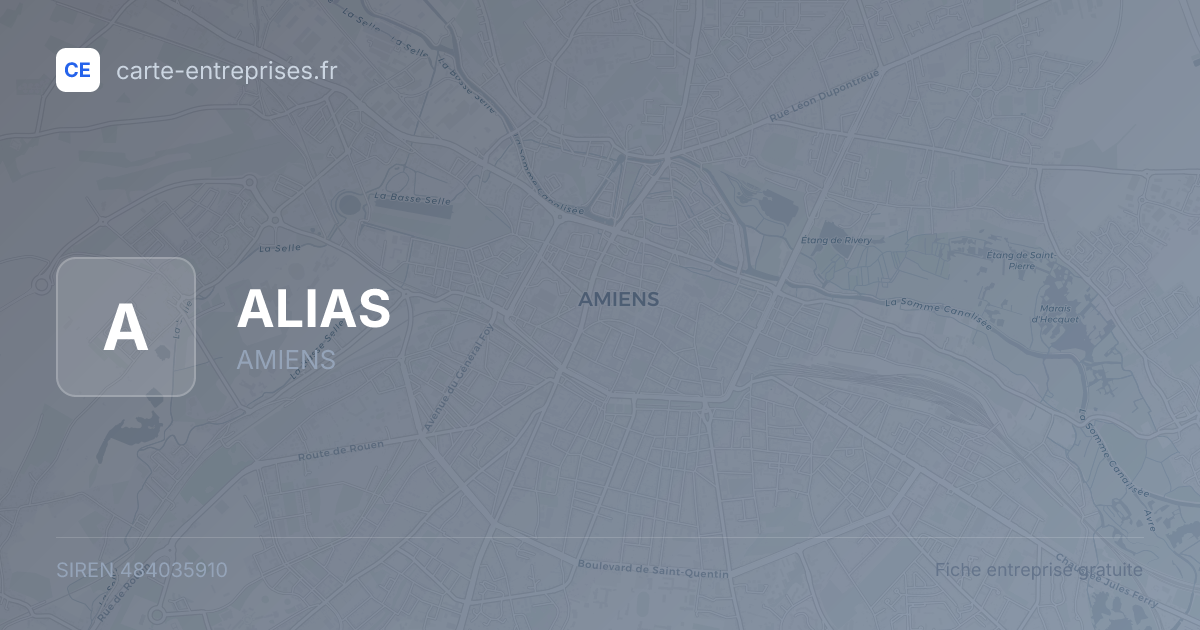 ALIAS — 484035910 — fiche entreprise