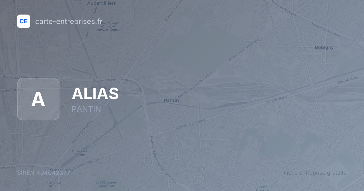 ALIAS — 494042377 — fiche entreprise