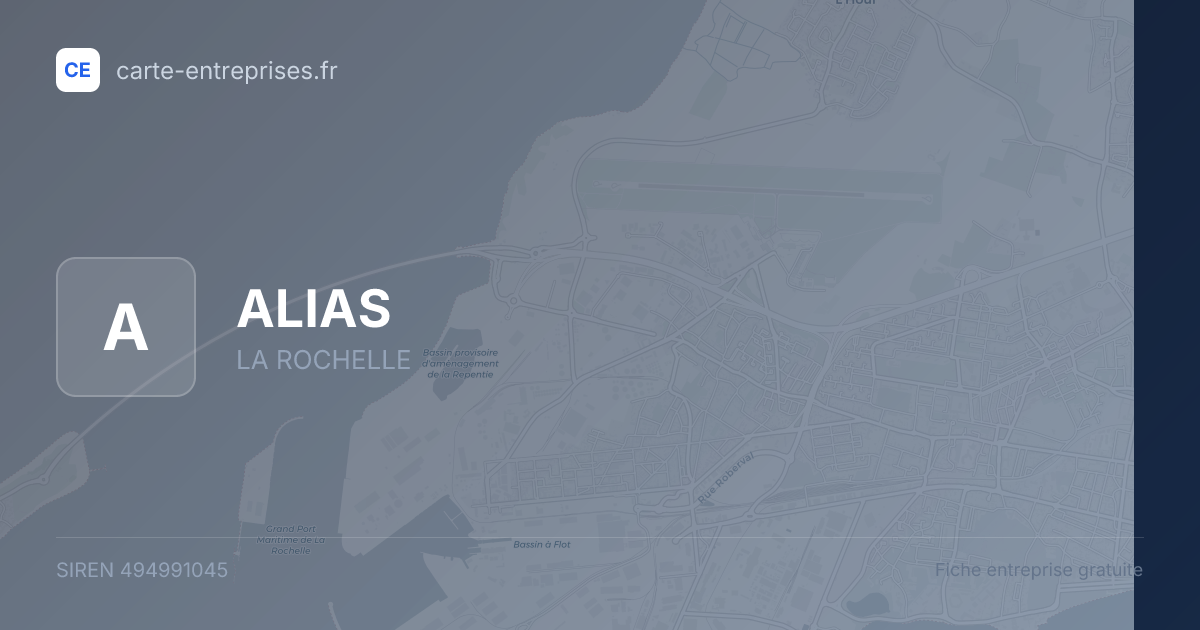 ALIAS — 494991045 — fiche entreprise