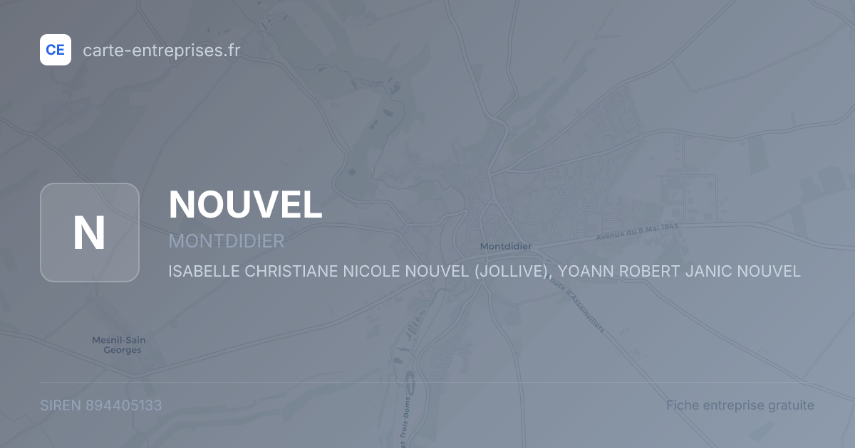 ALIAS — 894405133 — fiche entreprise