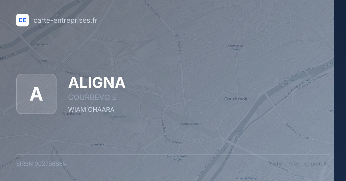 ALIGNA — 992766865 — fiche entreprise