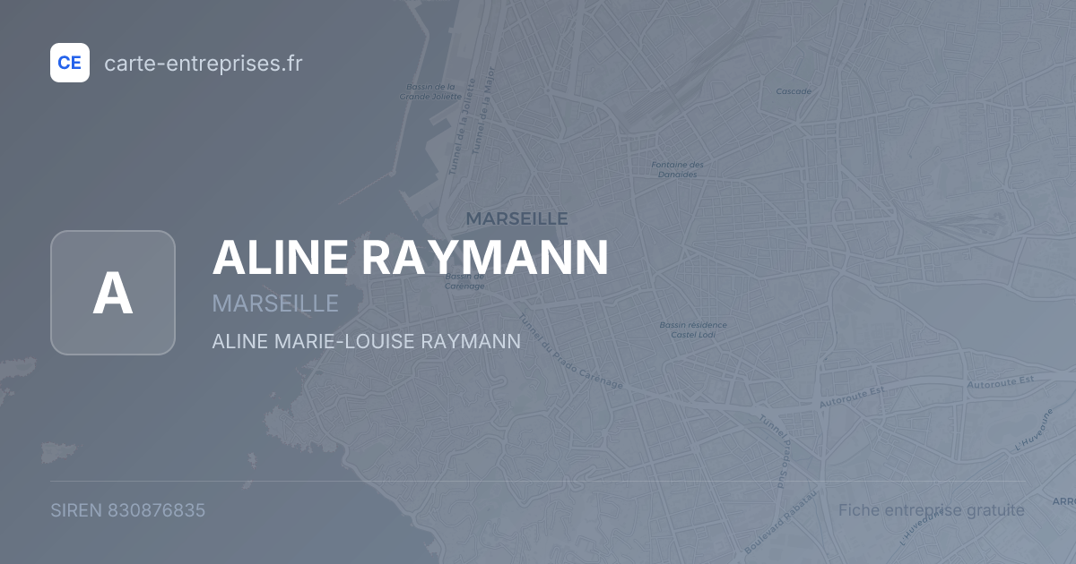 ALINE RAYMANN — 830876835 — fiche entreprise