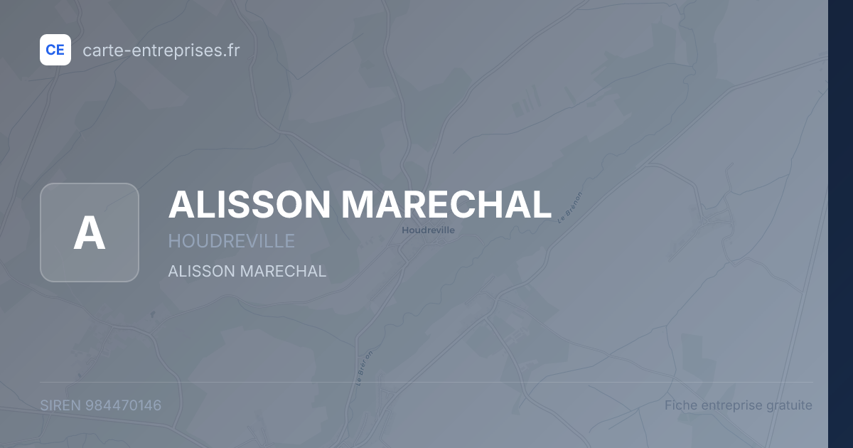 ALISSON MARECHAL — 984470146 — fiche entreprise
