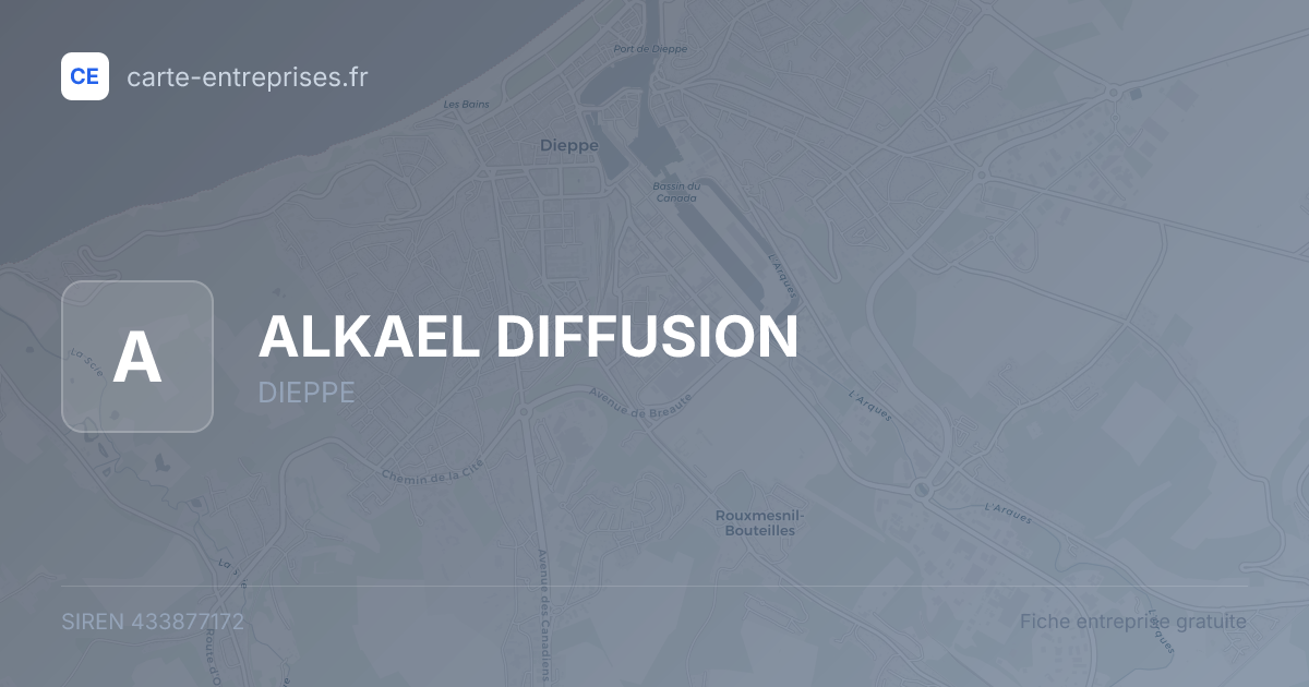 ALKAEL DIFFUSION — 433877172 — fiche entreprise