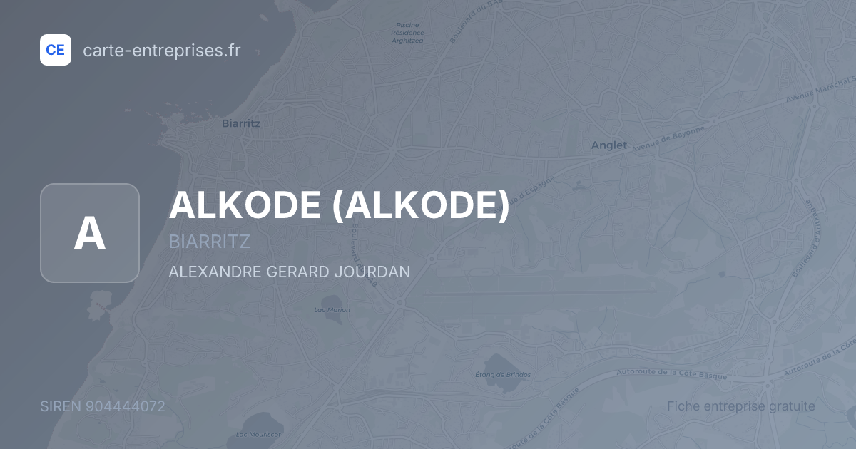 ALKODE — 904444072 — fiche entreprise