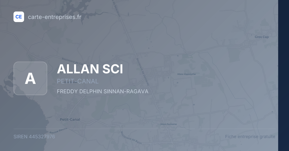 ALLAN SCI — 445327976 — fiche entreprise