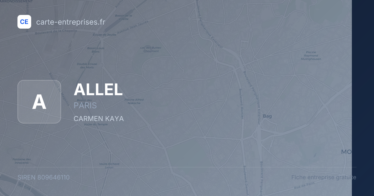 ALLEL — 809646110 — fiche entreprise